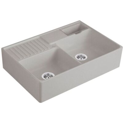 Villeroy & Boch Doppelbecken Küchenspüle - Fossil CeramicPlus Villeroy & Boch Doppelbecken Küchenspüle - Fossil CeramicPlus