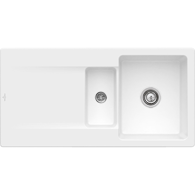Villeroy & Boch Siluet Stone White Reversibler Einbau- / Spüle Villeroy & Boch Siluet Stone White Reversibler Einbau- / Spüle