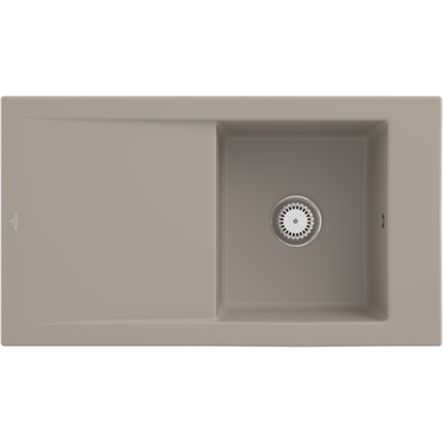 Villeroy und Boch Spüle 330701AM mit Ablaufgarnitur und Handbetätigung, Almond Villeroy und Boch Spüle 330701AM mit Ablaufgarnitur und Handbetätigung, Almond