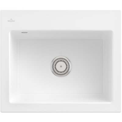 Villeroy & Boch Subway 60 S Küchenbecken - Weiß, 600x510mm Villeroy & Boch Subway 60 S Küchenbecken - Weiß, 600x510mm
