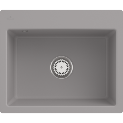 Villeroy und Boch Subway Flächenbündige Spüle 33091FKD mit Ablaufgarnitur und Handbetätigung, Fossil Villeroy und Boch Subway Flächenbündige Spüle 33091FKD mit Ablaufgarnitur und Handbetätigung, Fossil