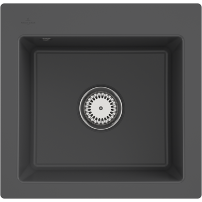 Villeroy und Boch Subway Flächenbündige Spüle 33151Fi4 mit Ablaufgarnitur und Handbetätigung, Graphit Villeroy und Boch Subway Flächenbündige Spüle 33151Fi4 mit Ablaufgarnitur und Handbetätigung, Graphit