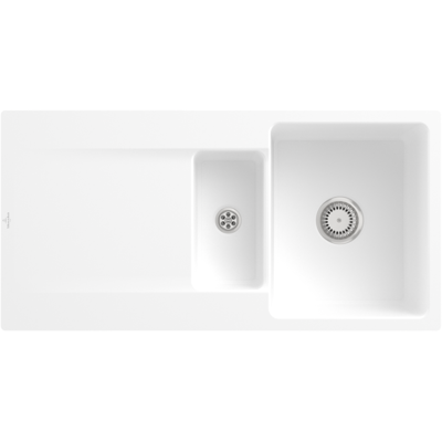 Villeroy & Boch Siluet Weiß reversibler Einbauspüle - Spüle Villeroy & Boch Siluet Weiß reversibler Einbauspüle - Spüle