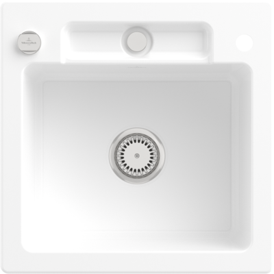 Villeroy & Boch Siluet 50 S Schneewittchen KeramikPlus Spüle Villeroy & Boch Siluet 50 S Schneewittchen KeramikPlus Spüle