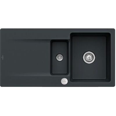 Villeroy & Boch Siluet Ebony Spüle - Reversibel, 60cm Villeroy & Boch Siluet Ebony Spüle - Reversibel, 60cm