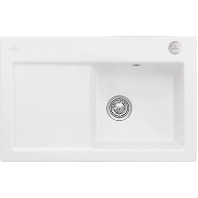 Villeroy & Boch Subway Spüle - Rechtes Becken, Ablauf & Exzenter - Steinweiß Villeroy & Boch Subway Spüle - Rechtes Becken, Ablauf & Exzenter - Steinweiß