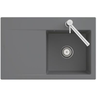 Villeroy & Boch Subway Style 45 Flächenbündige Keramikspüle - Rechts, 78x51cm Villeroy & Boch Subway Style 45 Flächenbündige Keramikspüle - Rechts, 78x51cm