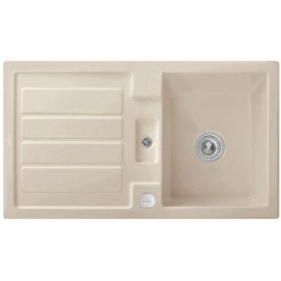 Villeroy & Boch Einbauspüle Flavia - Reversibel, 50cm, Mandel Villeroy & Boch Einbauspüle Flavia - Reversibel, 50cm, Mandel