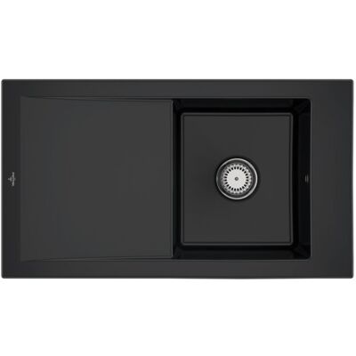 Villeroy & Boch Timeline Einbauspüle - Reversibel, Ebony, 900x510mm Villeroy & Boch Timeline Einbauspüle - Reversibel, Ebony, 900x510mm