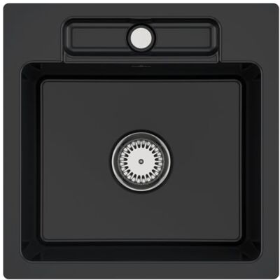 Villeroy & Boch Siluet Einbauspüle mit Ablauf, Ebony - Küchenspüle Villeroy & Boch Siluet Einbauspüle mit Ablauf, Ebony - Küchenspüle