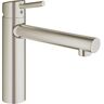 Grohe Spültischarmatur Concetto 31128DC1 mittelhoher Auslauf, supersteel