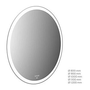 Emco LED-Lichtspiegel 109120012000400 Ø 1200 mm, mit umlaufendem Lichtausschnitt