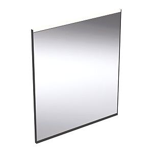 Geberit Option Plus Square Lichtspiegel 502781141 60 x 70 cm, schwarz matt/Aluminium eloxiert, direkte-/indirekte Beleuchtung