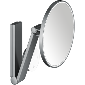 Keuco iLook_move Kosmetikspiegel 17612139002 5-fach Vergrößerung, Ø 212mm, beleuchtet, mit Glasbedienfeld, schwarzchrom gebürstet Keuco iLook_move Kosmetikspiegel 17612139002 5-fach Vergrößerung, Ø 212mm, beleuchtet, mit Glasbedienfeld, schwarzchrom gebürstet
