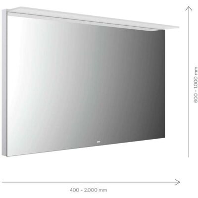 Emco Mi 200 LED-Lichtspiegel 102170008000100 1700 x 800 mm, mit Acryl-Lichtsegel Emco Mi 200 LED-Lichtspiegel 102170008000100 1700 x 800 mm, mit Acryl-Lichtsegel
