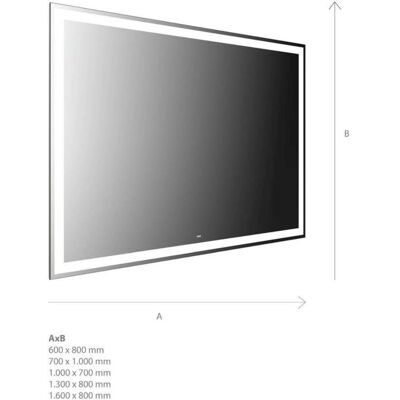 Emco MI 300+ LED-Lichtspiegel - LED, Touch, 1300x800mm Emco MI 300+ LED-Lichtspiegel - LED, Touch, 1300x800mm