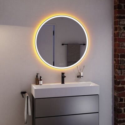 Hansgrohe Xarita S Spiegel - Touch Steuerung - 900x900mm - Mattweiß Hansgrohe Xarita S Spiegel - Touch Steuerung - 900x900mm - Mattweiß