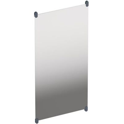 Hewi S 801 Wandspiegel - Rechteckig, Gehackte Kanten, Matt Anthrazit Hewi S 801 Wandspiegel - Rechteckig, Gehackte Kanten, Matt Anthrazit