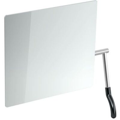 Hewi Verstellbarer Spiegel - 802.01.100R90 - Tiefschwarz - Wandmontage Hewi Verstellbarer Spiegel - 802.01.100R90 - Tiefschwarz - Wandmontage