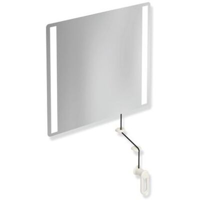 Hewi 801 LED Kipp-Spiegel - Weiß - Grundserie Hewi 801 LED Kipp-Spiegel - Weiß - Grundserie