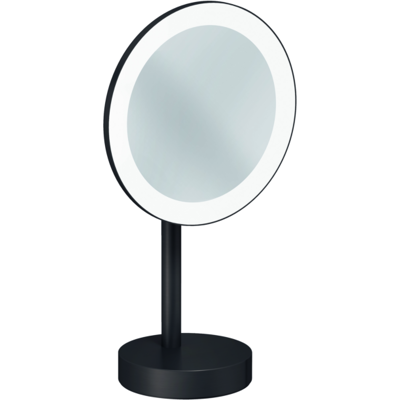 Kludi VELA R LED Kosmetikspiegel - Freistehend, Gebürstet Gunmetal Kludi VELA R LED Kosmetikspiegel - Freistehend, Gebürstet Gunmetal