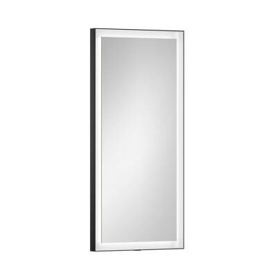 Laufen YVA Spiegel H4484500YV4501 rechteckig, 375x40x800 mm, LED-Beleuchtung, Touchschalter, Ein/Aus/Dimmer, schwarz matt Laufen YVA Spiegel H4484500YV4501 rechteckig, 375x40x800 mm, LED-Beleuchtung, Touchschalter, Ein/Aus/Dimmer, schwarz matt