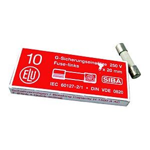 Wolf Sicherung Fein 4A Flink 250V 5x20mm 274570099 für CGB-2