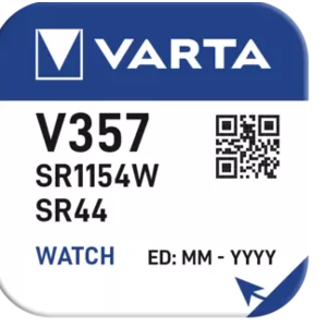 Cons.Varta Uhren-Batterie 00357101111 3mAh/Silber V 357 Stk.1 Cons.Varta Uhren-Batterie 00357101111 3mAh/Silber V 357 Stk.1