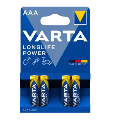 Varta Longlife Power Micro AAA 04903121414 A 1,5V Alkali 4903 Blister 4 Varta Longlife Power Micro AAA 04903121414 A 1,5V Alkali 4903 Blister 4