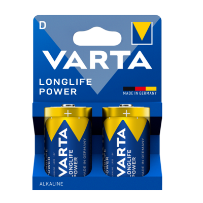 Varta Longlife Power Mono 04920121412 -Man 1,5V 4920 Blister 2 Varta Longlife Power Mono 04920121412 -Man 1,5V 4920 Blister 2