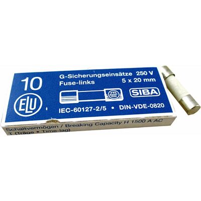 Wolf 2745702 6,3A 250V Sicherung - BWL-1 Wolf 2745702 6,3A 250V Sicherung - BWL-1