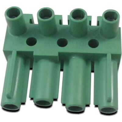 Wolf Stecker Modell ST18/4 - 4-polig Grün für RK-2 & RK-4 Wolf Stecker Modell ST18/4 - 4-polig Grün für RK-2 & RK-4