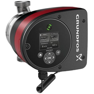 Grundfos Magna3 Edelstahl Umwälzpumpe - 32-80 N - 180mm - PN 6/10 - 230V Grundfos Magna3 Edelstahl Umwälzpumpe - 32-80 N - 180mm - PN 6/10 - 230V