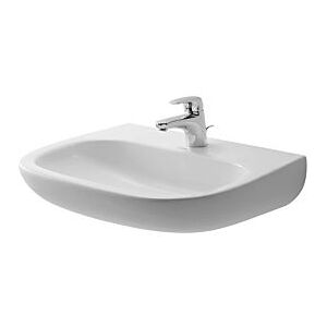 Duravit D-Code Waschtisch 2311650070 65 X 50 cm, ohne Überlauf, ohne Hahnloch, weiss