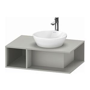 Duravit D-Neo Waschtisch-Unterschrank DE495800707 80 x 55 cm, Betongrau Matt, 1 Fach, 1 Konsolenplatte, wandhängend