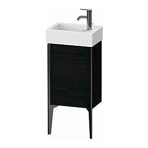 Duravit XViu Waschtisch-Unterschrank XV4530RB216 36,4 x 49,3 x 23,4 cm, rechts, Eiche schwarz, 1 Tür, schwarz matt