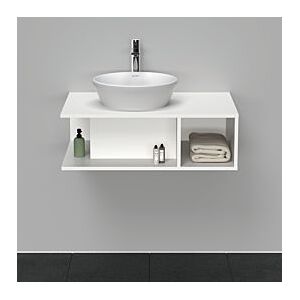 Duravit D-Neo Waschtisch-Unterschrank DE492801818 80 x 55 cm, Weiß Matt, wandhängend, 1 Fach, 1 Konsolenplatte