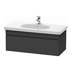 Duravit DuraStyle Waschtisch-Unterschrank DS638504949 100 x 45,3 cm, graphit matt, 1 Auszug, wandhängend