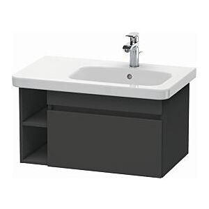 Duravit DuraStyle Waschtischunterbau DS639304949 Graphit Matt, 73x44,8x39,8cm, Becken rechts