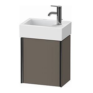 Duravit XViu Waschtisch-Unterschrank XV4230LB290 36,4 x 39,7 x 23,4 cm, links, flannel grey seidenmatt, 1 Tür, schwarz matt