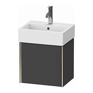 Duravit XViu Waschtisch-Unterschrank XV4231RB149 43,4x33,4x39,7cm, champagner matt, Tür rechts, graphit matt