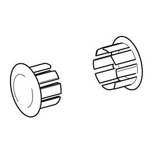 Geberit Set Deckkappen für Befestigungsset 597195000 für Wand-WC und Wandbidet (2 St.)