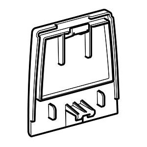 Abdeckung für Elektroanschluss 242517111 zu Geberit AquaClean 4000 weiß-alpin