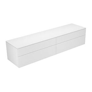 Keuco Edition 400 Sideboard 31773710000     210x47,2x53,5cm, 4 Auszüge, weiß/anthrazit