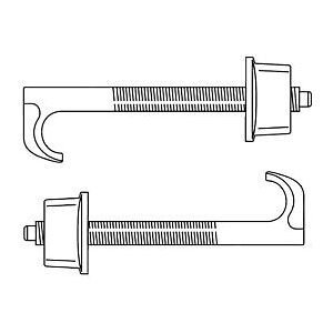 LAUFEN Living Befestigung H8949610000001 SaphirKeramik, VAL, INO, KARTELL, PRO, PALOMBA, für Waschtisch-Schale