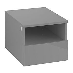 Villeroy und Boch Villeroy & Boch Legato Anbauschrank B72601FP 40x34x50cm, rechts, Glossy Grey