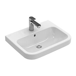 Villeroy und Boch Villeroy & Boch Architectura Waschtisch 41885GR1  55x47cm, weiß, mit Hahnloch und Überlauf