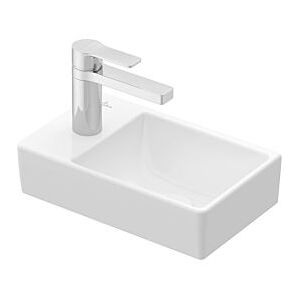 Villeroy und Boch Avento Handwaschbecken 43003RR1 36 x 22 cm, 1 Hahnloch, ohne Überlauf, rechts, weiß C-plus