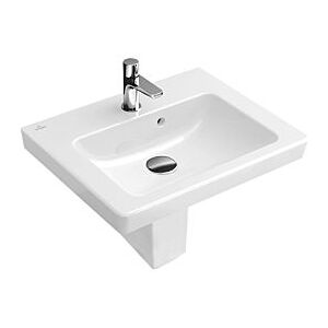 Villeroy und Boch Villeroy & Boch Waschtisch Subway 2.0 73154501 45 x 37 cm, weiss, mit Hahnloch und Überlauf