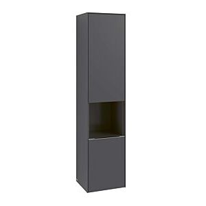 Villeroy und Boch Subway 3.0 Hochschrank C58801VQ 40x171x36,2cm, Schanier links/Griff Volcano black, marine blue